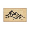 Mountain Range Rubber Stamp #25-short