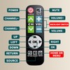 LUNOAOA Backlit Big Button TV Remote Replacement for LG TV