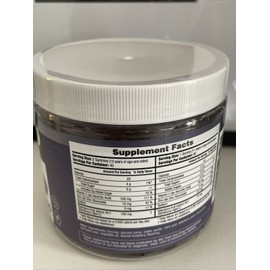 Purify Life LUBEX Potent Elderberry Gummies for Kids and Adults 90ct (4 500mg/serving) -...