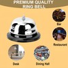 Ahad Trader Premium Stainless Steel Hand Held Calling Bell for