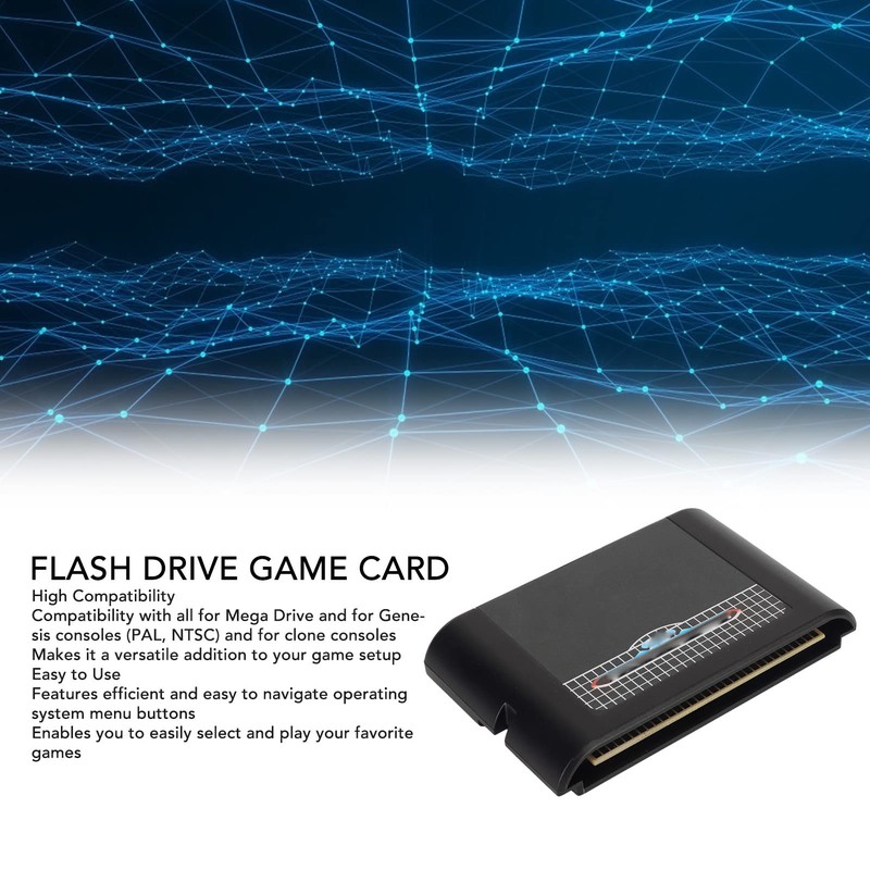 Genesis MegaDrive Flash Cartridge Plug and Play 32GB Micro Storage