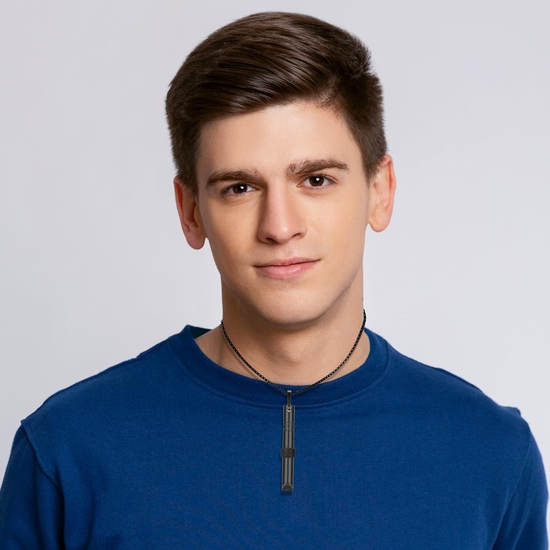 ECtury Breathing Necklace, Breathlace Necklace, Anxiety Necklace, Breathlace Necklace for