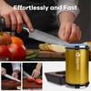 WANTTIK Rolling Knife Sharpener Kit, Upgraded Roller Knife Sharpener with