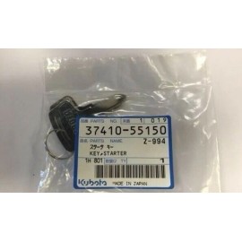 KUBOTA 1 PAIR OEM Kubota 37410-55150 Ignition Switch Keys B1550 B1750 B2150 T1600 G2000