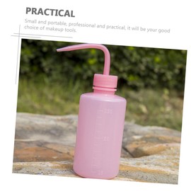 Gadpiparty 6pcs Squeeze Bottles Eyelash Cleaning and Plant Watering Bottles Transparent Flexible Body for Level Check High-Grade Material for Salon and Gardening Use