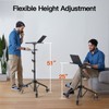 Amada Projector Stand with Wheels, Height Adjustable Rolling Stand with