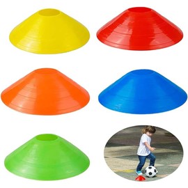 OHEETU 20PCS Soccer Disc Cones Football Training Sign Markers Sports Speed and Agility Training Sets for Outdoor Sports and Fitness Training Sessions