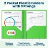IJIGU 48 Packs 2 Pocket Folders with 3 Prongs Fastener