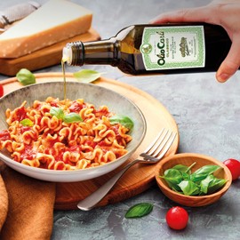 Olio Carli Extra Virgin Olive Oil 17 fl oz – Delicate Italian Extra Virgin Olive Oil 0.5 Liters – Low Acidity & High Oleic EVOO