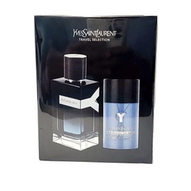YVES SAINT LAURENT YSL Y 3.4 EDP Spray +2.5 Deodorant Stick for Men 2 Piece Set (Spray + Deodorant)