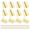 sourcing map 12Pcs 90 Degree Small Hinges for Wooden Box,