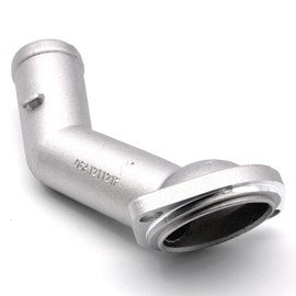 HAOTOM Aluminium Engine Coolant Flange Water Hose Pipe Coolant Flange For A3 TT For VW Golf Jetta Beetle Caddy Passat Polo T5 For Skoda Fabia Octavia Superb For Seat Altea Leon 06A121121F