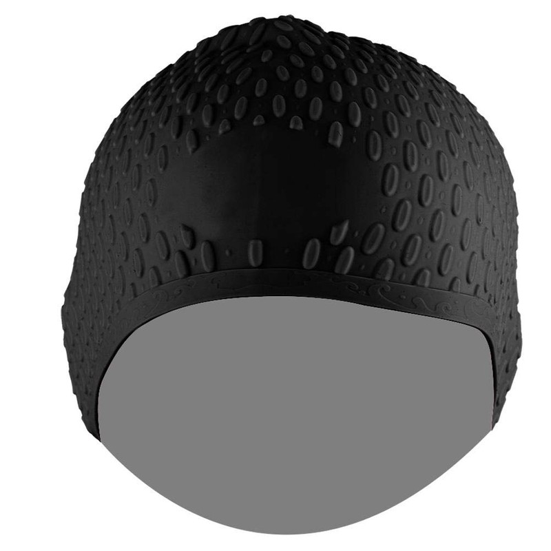 Gorro de natación profesional de silicona para el pelo, protección