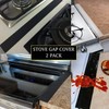 Kitchen Stove Counter Gap Covers 25" Silicone Stove Gap Covers