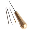 Copper Handle 4 Needles Sewing Awl Hand Stitcher Shoe Repair