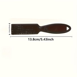 NINFEIQI 2Pcs Fade Brush, Thin or Thick Hair Styling Beard Brush, Hair Clipper Cleaning Nylon Brush for Women Men Fading Moustache and Skin Care