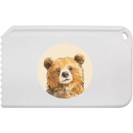 Azeeda 'Cute Brown Bear' Plastic Ice Scraper (IC00042365)