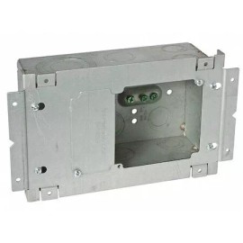 Raco 263 Electrical Box, 113.3 Cu In, Data Box Type, 3 Gangs, Steel,
