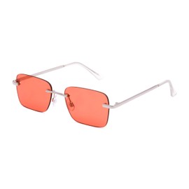 ENUFF Ezra Orange Square Sunglasses For Men and Women