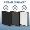 Elnuliros Replacement Filter Compatible with AD3000 Air Purifi-er, Includes 2