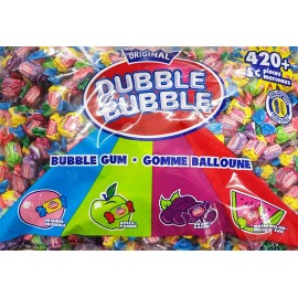 Dubble Bubble Twist Wrapped Gum 4 Flavors 420 Plus Pieces - {Canadian}