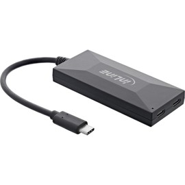 InLine® USB 3.2 Gen 1 OTG Hub, USB Type-C to 3 Port Type-A and 2 Port Type-C, with 3A Power Supply, Black