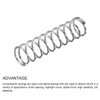 METALLIXITY Compression Spring Extension Spring 0.8x8mm OD 30mm Free Height