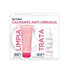 BIODERMA, Sensibio Kit Rutina Calmante, Gel Moussant 100ML, y Defensive Serum 30ML, Skincare Piel Sensible