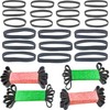 Tactical Rubber Bands - 40 Pack Assorted Sizes (2.4", 3.3",