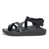 Chaco Men's CUSHZ Toe-Loop Sandal, Frond Black, 10