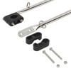 Amarine Made 2-Pack Stainless Steel Rail Mount Boat Pulpit Staff