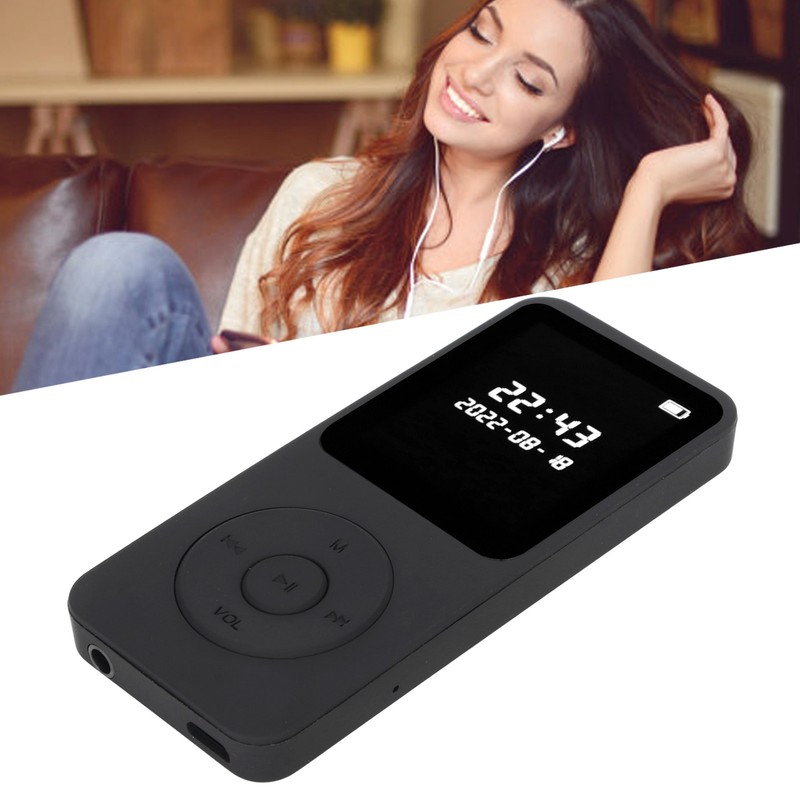 MP3 MP4 Player Bluetooth 5.0 Ultra Thin Digital LCD 1.77