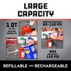 Powerbuilt 1 Quart Refillable Non-Aerosol Pressurized Sprayer for Oil, Lubricants,