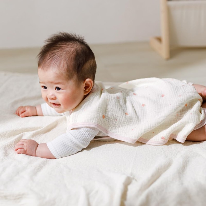 Amuuni Gauze Sleeper, Double Layer, For Babies, Spring & Summer,