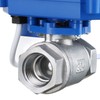 Motorized Ball Valve- 1/2" Stainless Steel Ball Valve with Manual