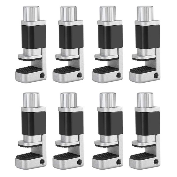 8Pcs Phone Repair Clamp,Adjustable Clip Fixture with Rubber Pad,LCD Screen