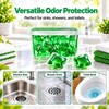 Drain Deodorizer Pods, 30 Count Capsules Bio-Enzyme Sewer Pipes Capsules,