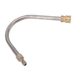 TOPINCN Pressure Washer Extension Wand, 45 Degree Curved 1/4 Inch Quick Connect Erosion 4000psi Pressure Washer Spray Lance for Hard to Touch Areas (U Shaped)