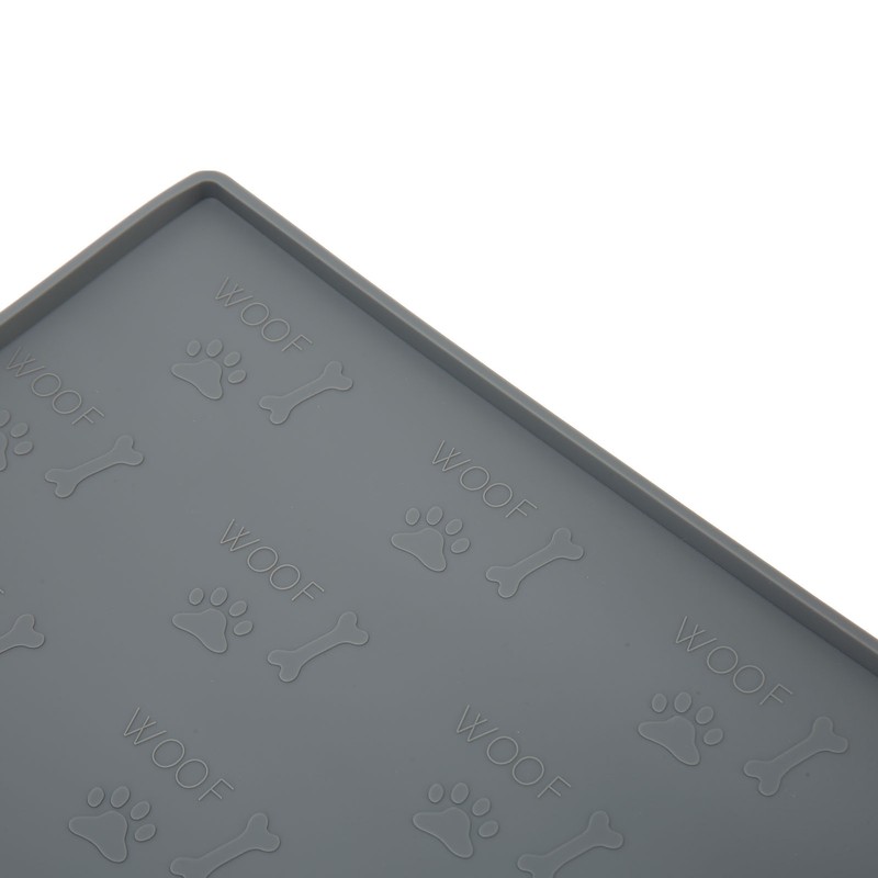 Pet Placemat Prevent Spill Dishwasher Safe Slip Proof Waterproof Silicone