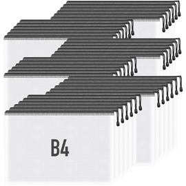 Umriox Mesh Zipper Pouch, 14.9x11.0 in (Black, 36 Packs), Zipper Bags, Board Game Storage Bags, Clear Zipper Pouches for Puzzles, Games, Cross Stitch Projects and Classroom Supplies