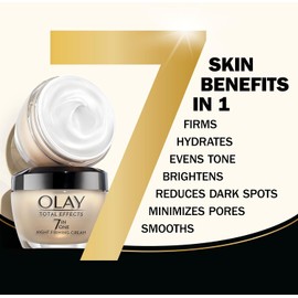 Olay Total Effects Anti-Aging Night Firming Cream & Face Moisturizer, 1.7 Fluid Ounce