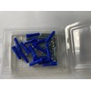 HLAFIX Fastener Blue Super Plug with Screw, 15sets, 8#x1-1/4
