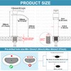 Midanya Vessel Sink Facuet Waterfall Tall Bathroom Faucets Vanity Single