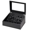 LALAHOO Watch Winder for Automatic Watches,Ultra Quiet Motor,4 Automatic Watches