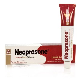 Crema Anti Manchas Neoprosone Despigmentante Aclarante Blanqueador Iluminador Anti Acné Aclara Manchas En Cara, Codos, Rodillas Y Cuerpo Alfa Arbutina, Ácido Láctico Y Aceite De Ricino 50g