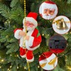 Climbing Santa with Music, Electric Santa Climbing Rope Battery Operated