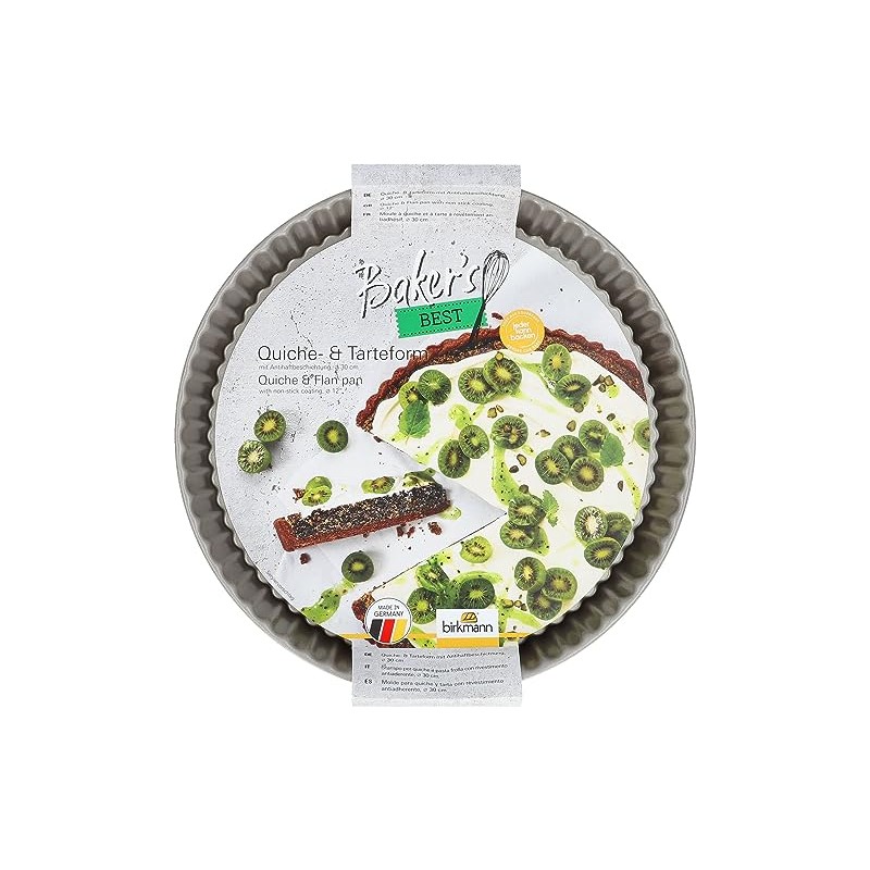Birkmann Baker's Best 886278 Quiche and Tart Tin, Diameter 30