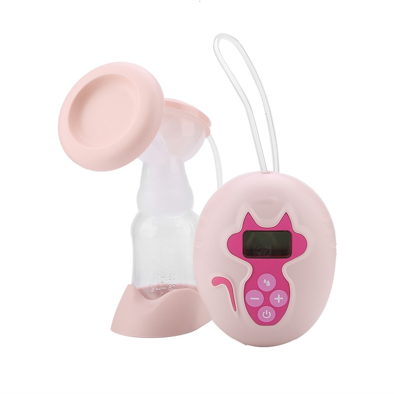 Single Electric Adjustable Suction Breast Pump Automatic Baby Breastfeeding Set