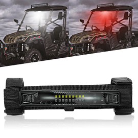 UCINNOVATE Universal Roll Bar Mount LED Light, UTV Interior Light, UTV Interior Dome Light Utility Roll Cage Light for UTV Polaris RZR ATV Can-Am Kawasaki Truck Car Off Road Cab - White/Red