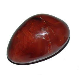 Carnelian Natural Extra Large Tumbled Stone Palm Stone from Madagascar Great Colour and Grain (3889)